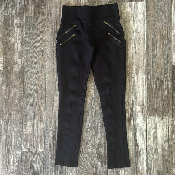 Ci Sono Women Leggings Zipper Details Size, Small - Picture 3 of 10